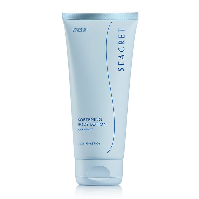 SEACRET Loción corporal (Softening Body Lotion) - Hidratante para piel seca, enriquecida con minerales del mar Muerto, perfumada, 6.8 onzas líquidas