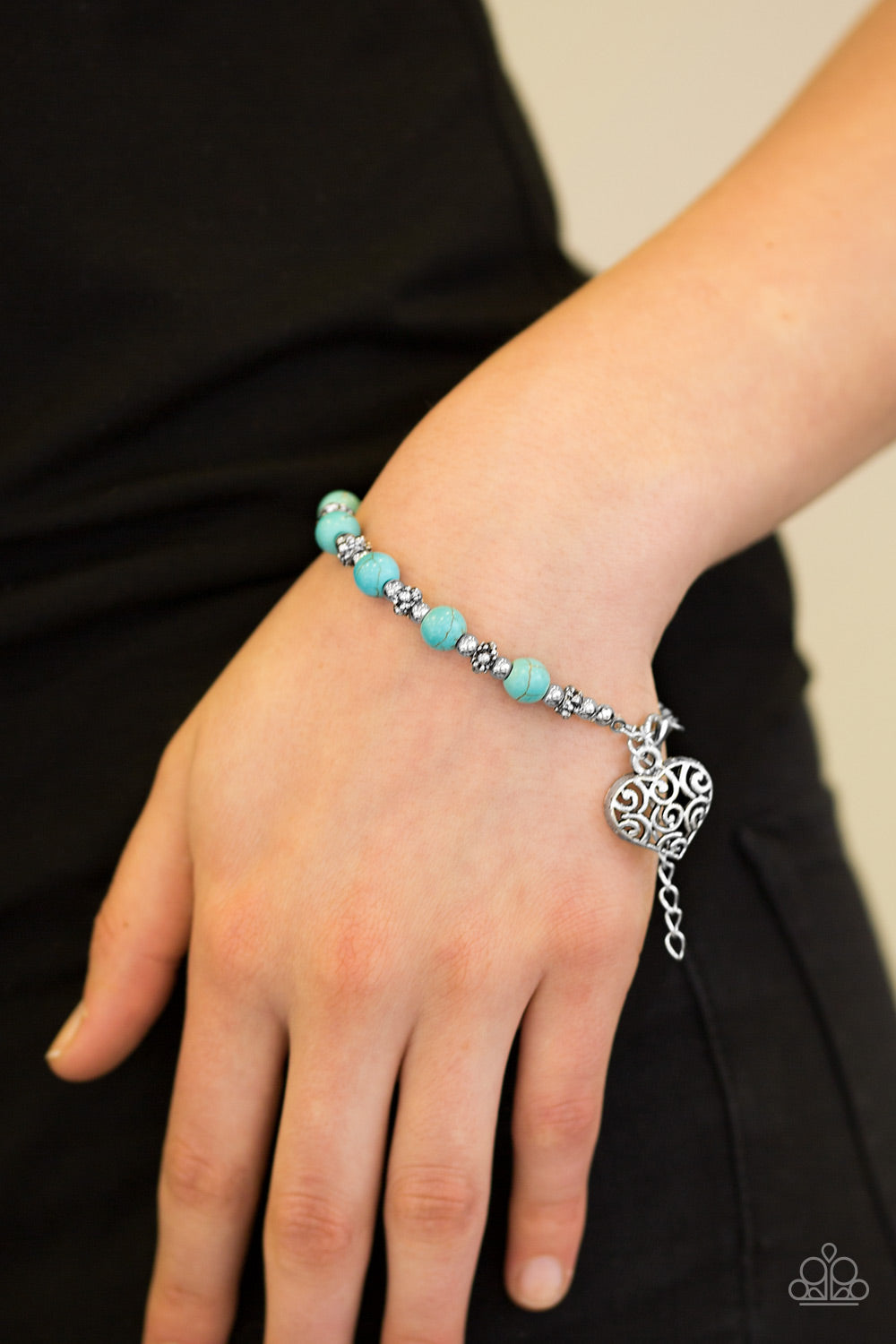 "Desert Heartthrob" Blue Bracelet