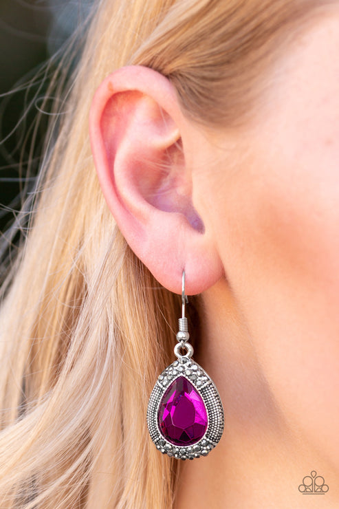 Grandmaster Shimmer - Pink Earrings