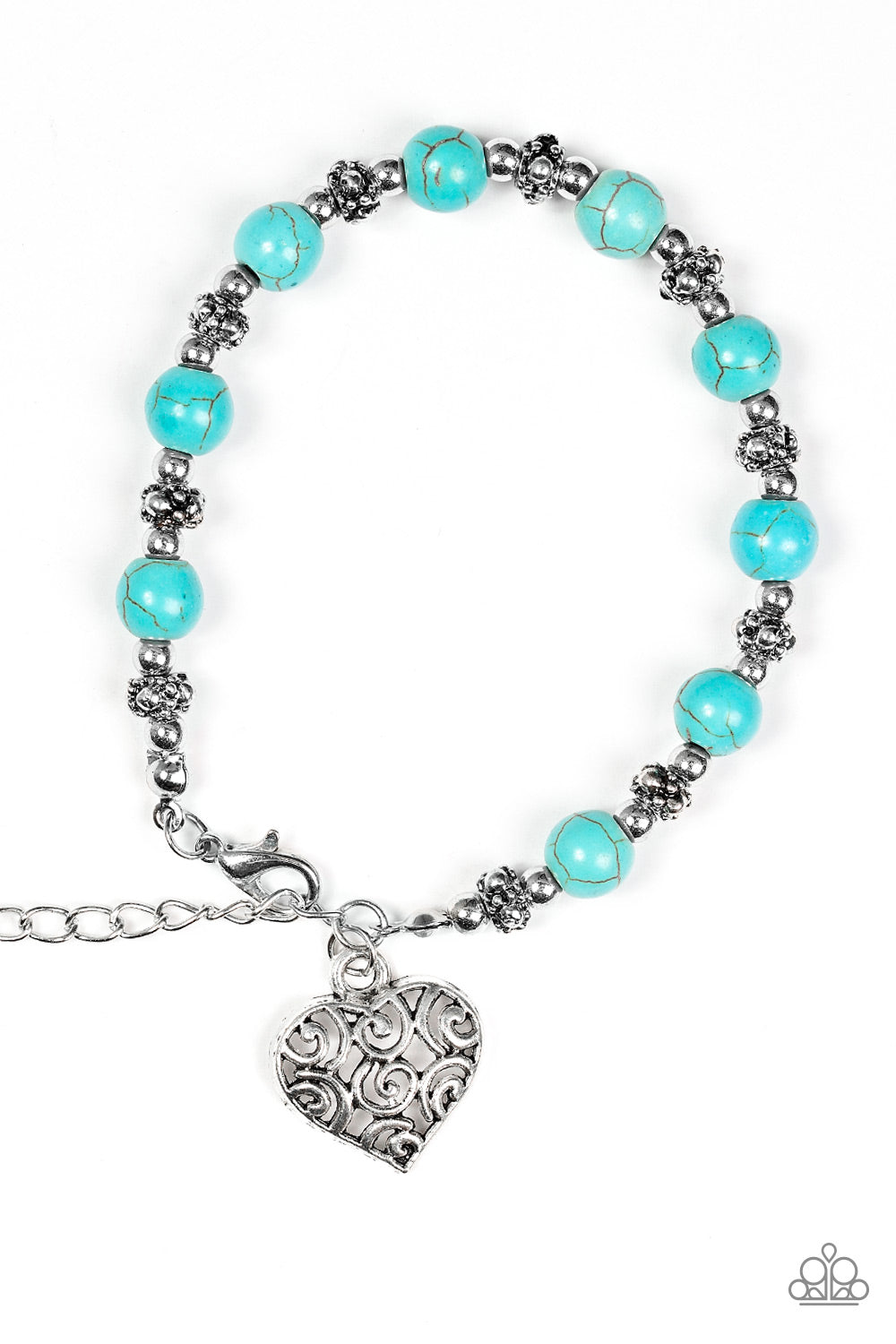 "Desert Heartthrob" Blue Bracelet