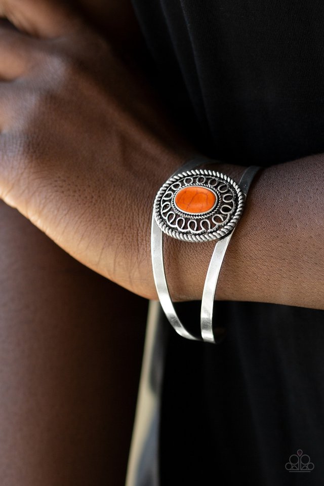 Deep In The TUMBLEWEEDS - Orange Bracelet