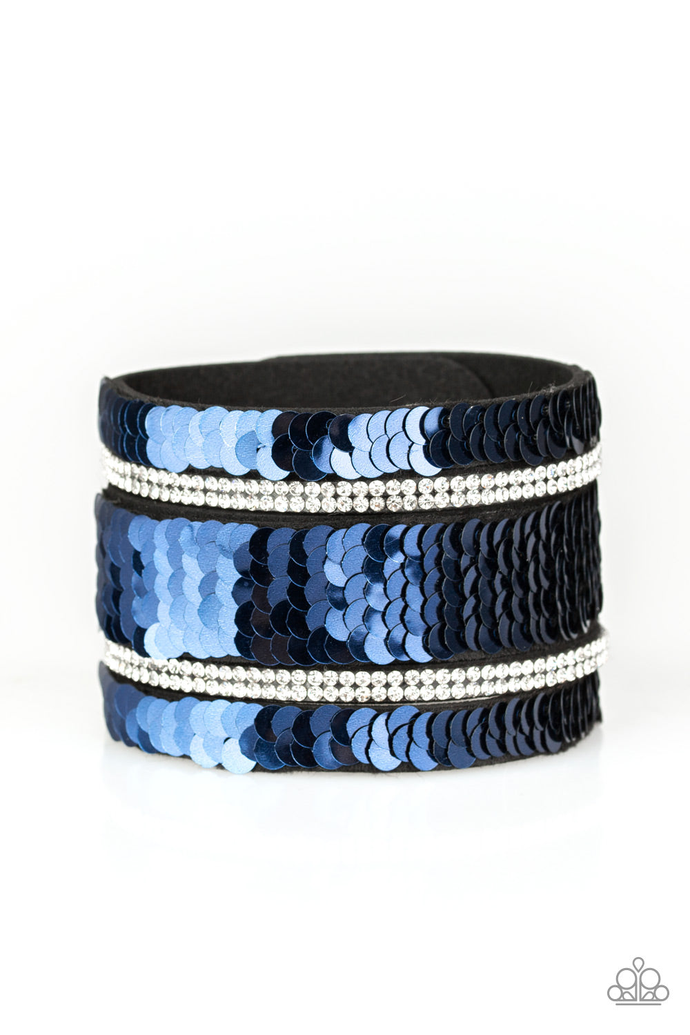 "MERMAID Service" Blue 091XX Silver Wrap Bracelet