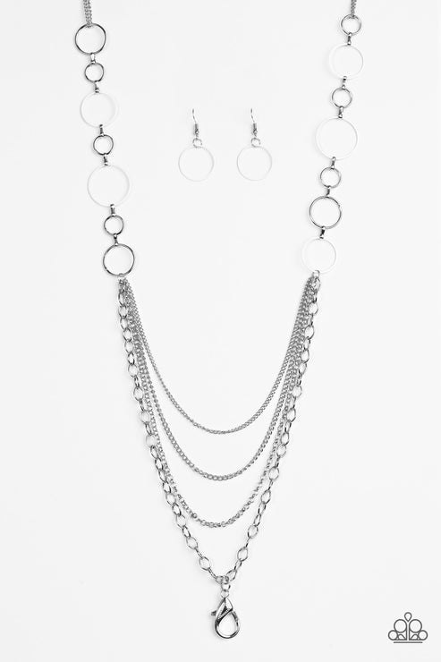 Industrial Circus - White Lanyard
