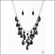 Irresistible Iridescence - Black Necklace