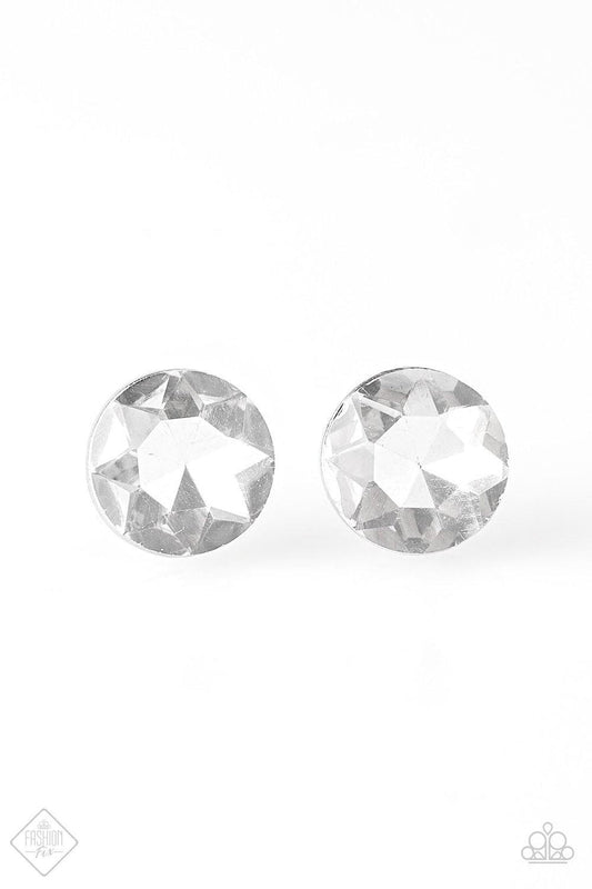 GLOWING, GLOWING, Gone! - White Earrings - Accessories