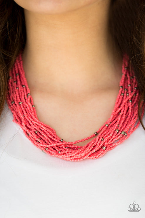 Summer Samba - Orange Necklace
