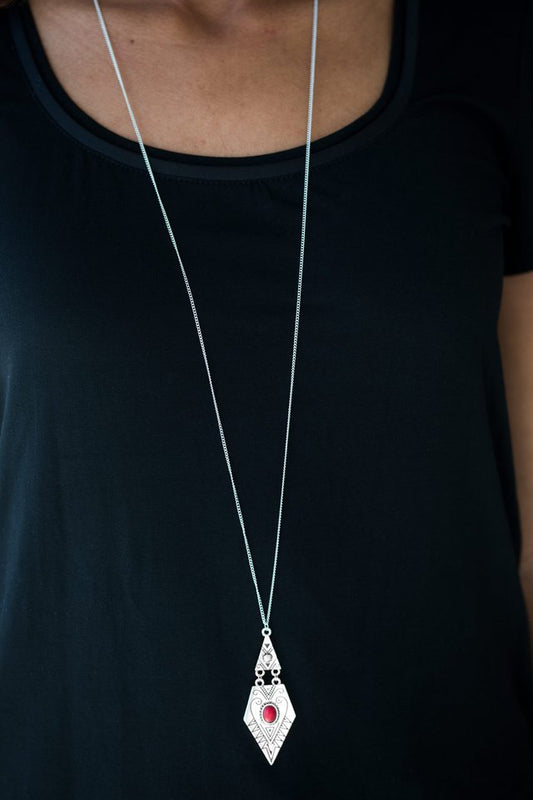 Just A Mirage - Red Necklace