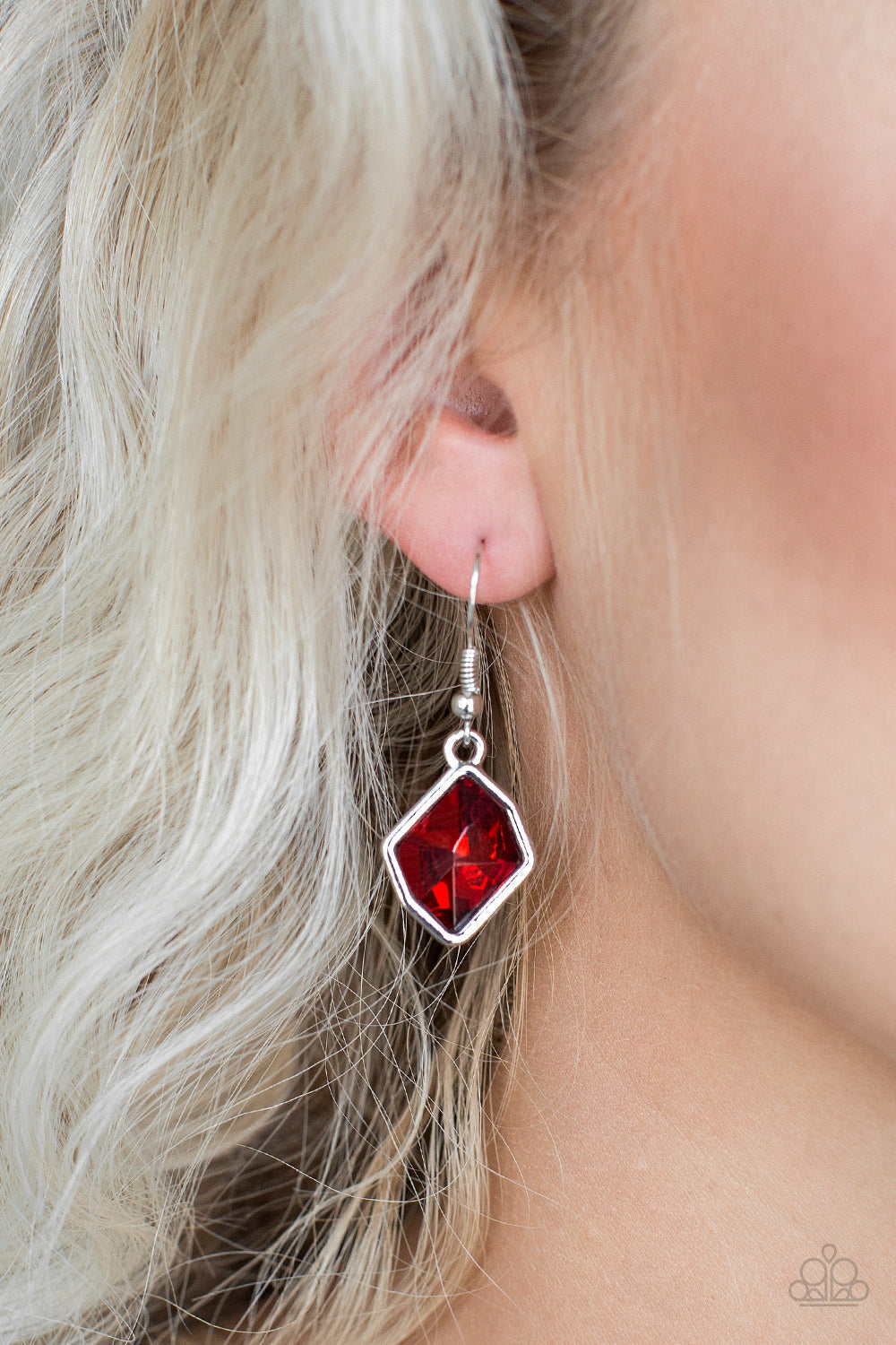 "Glow It Up" Red Earrings