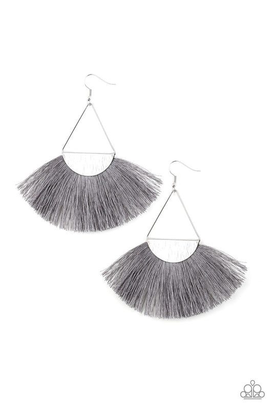 Paparazzi VINTAGE VAULT "Modern Mayan" Silver Earrings