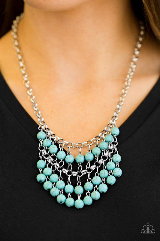 Jurassic Park Party - Blue - Necklace