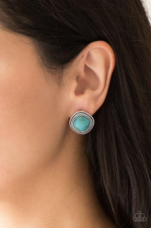 Frontier Runner - Blue - Earrings