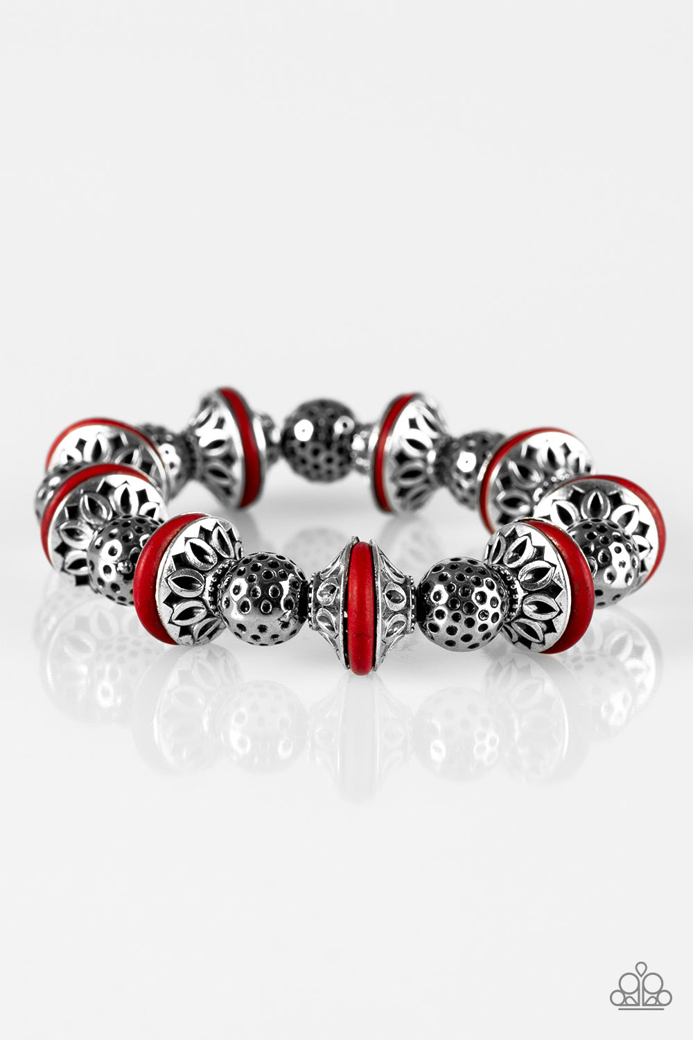 "Eastern Enchantment" Red Bracelet