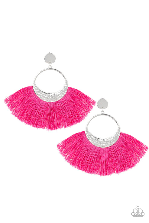 Spartan Spirit - Pink Post Earrings