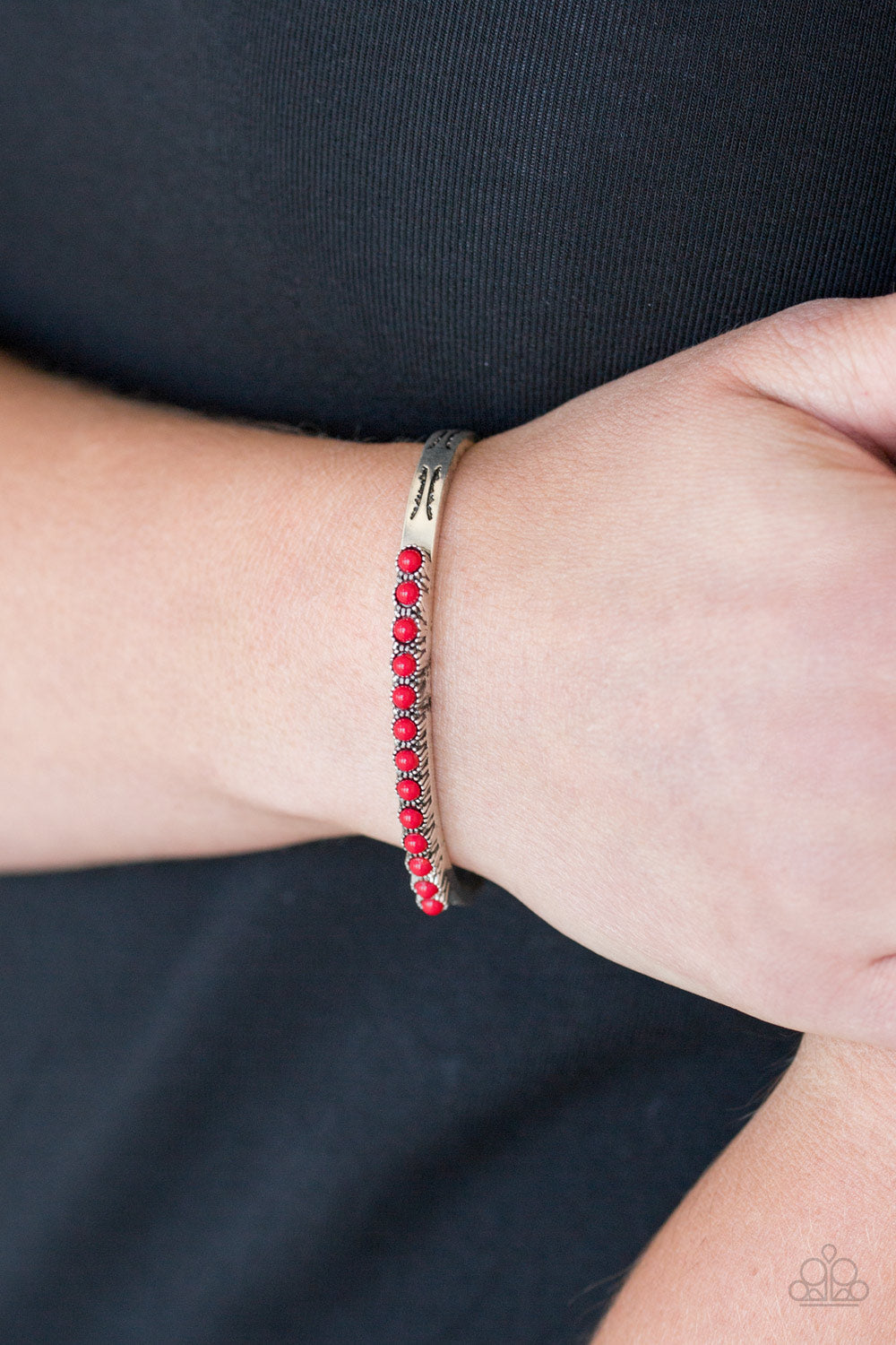 "New Age Traveler" Red Bracelet