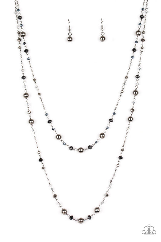 "Grotto Glow" Black Necklace & Earring Set