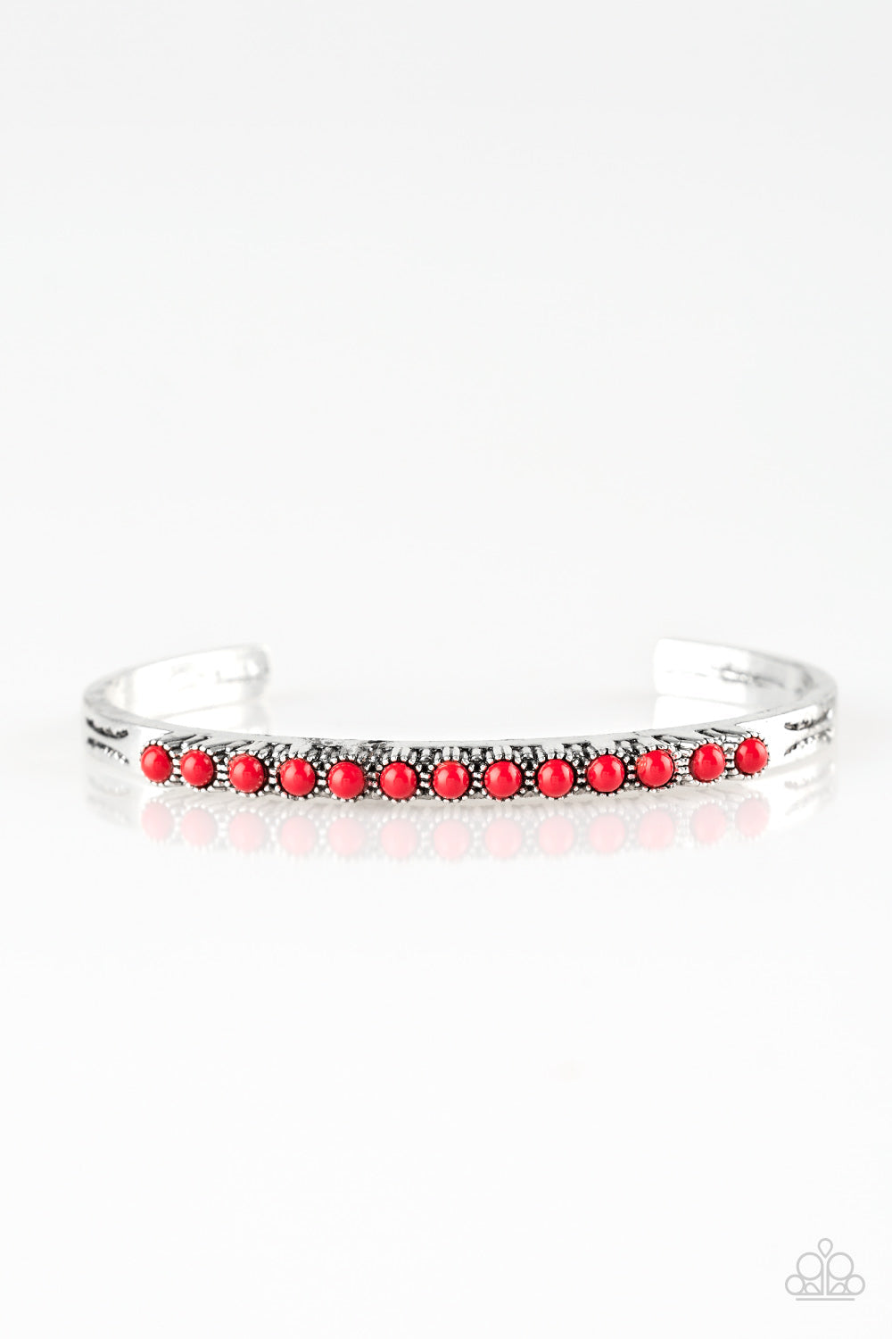 "New Age Traveler" Red Bracelet