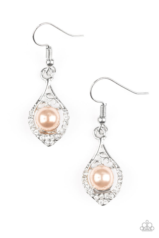 "Westminster Waltz" Brown Earrings