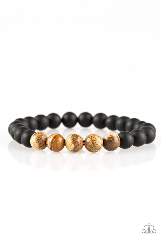 "Collected" Brown Bracelet
