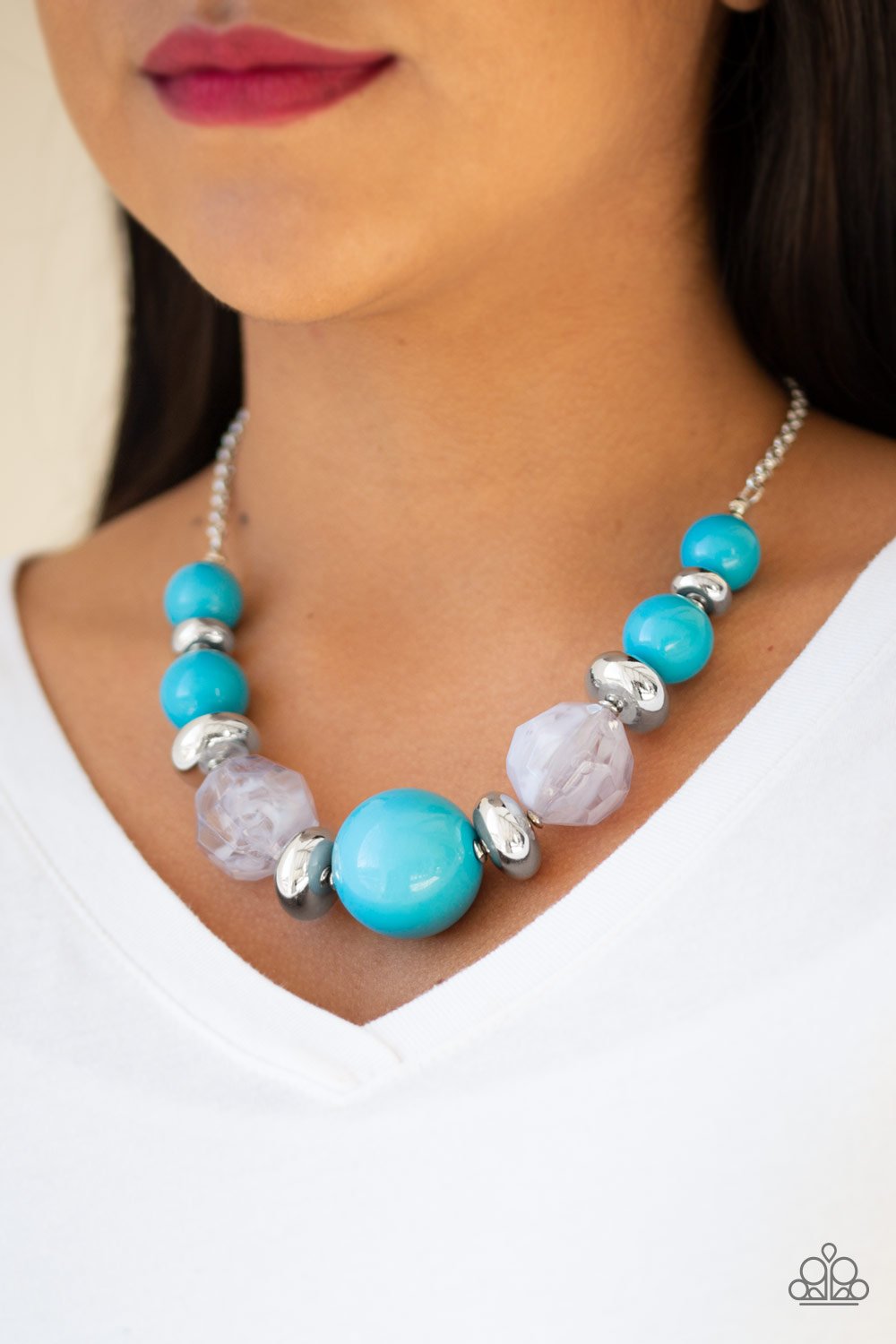 Daytime Drama - Blue - Necklace