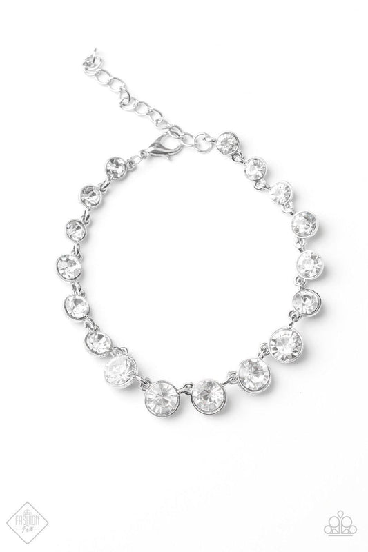 GLOW All Out - White Bracelet