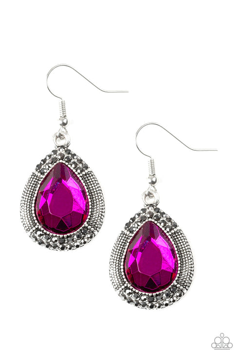 Grandmaster Shimmer - Pink Earrings