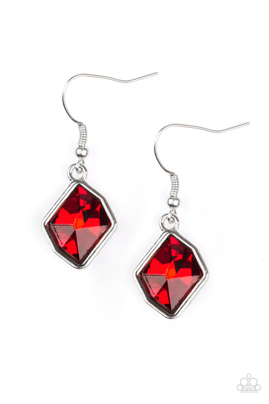 "Glow It Up" Red Earrings