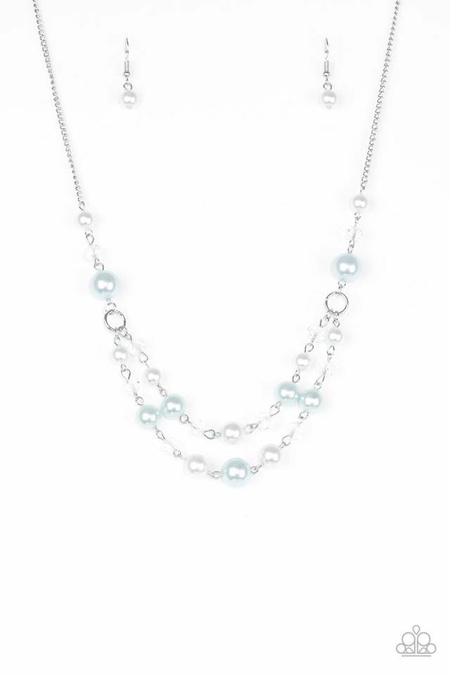 "The Princess BRIDESMAID" Blue Necklace & Earring Set