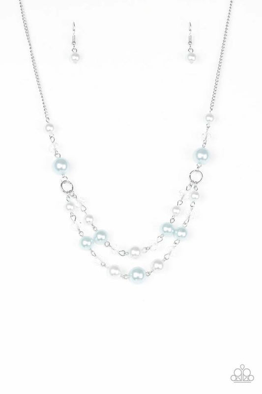 "The Princess BRIDESMAID" Blue Necklace & Earring Set